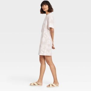 Women's Elbow Sleeve Knit T-Shirt Dress - A New Day™